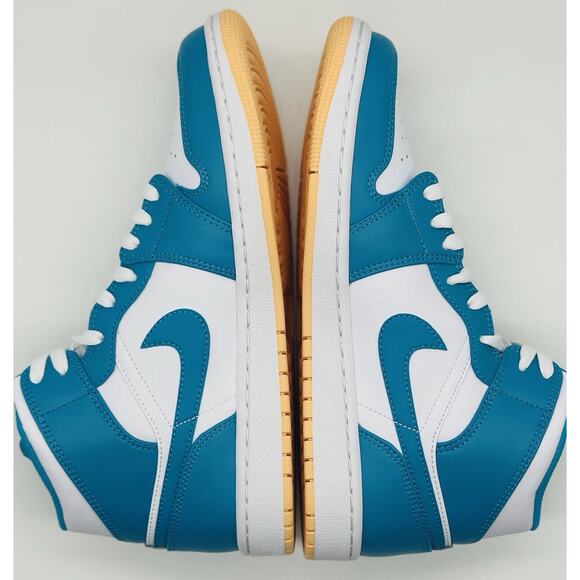 NEW Nike Air Jordan 1 Mid Aquatone Celestial Gold DQ8426-400 Men\'s Size Multi main image 7